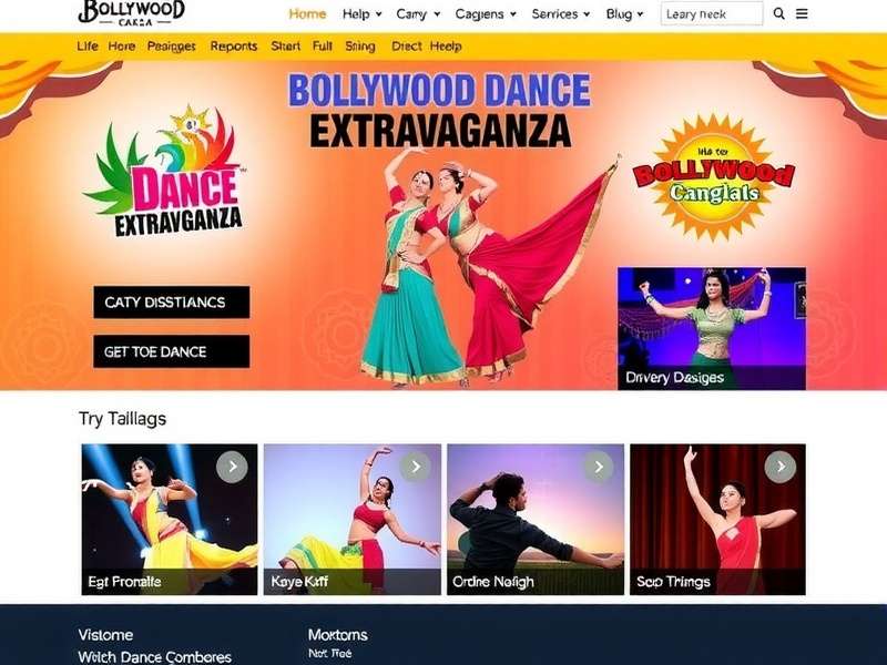 Bollywood Dance Extravaganza - Home Screen with Popular Songs Bollywood Dance Extravaganza Main Interface